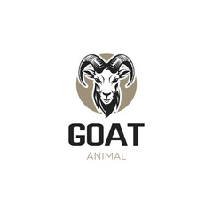 goat head logo design