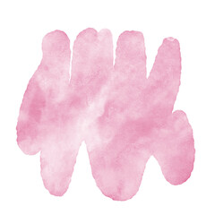 Pink Abstract Shape Decor