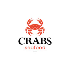 crab seafood restaurant logo vector file