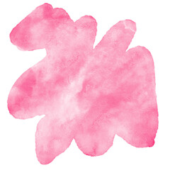 Pink Abstract Shape Decor