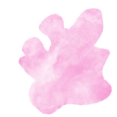 Pink Abstract Shape Decor