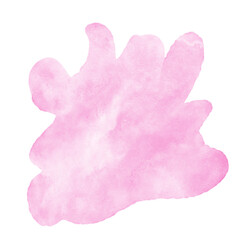 Pink Abstract Shape Decor