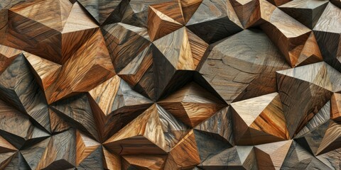 modern wooden wall texture background. 3d rendering, 3d illustration. - obrazy, fototapety, plakaty