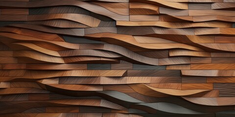 modern wooden wall texture background. 3d rendering, 3d illustration.
