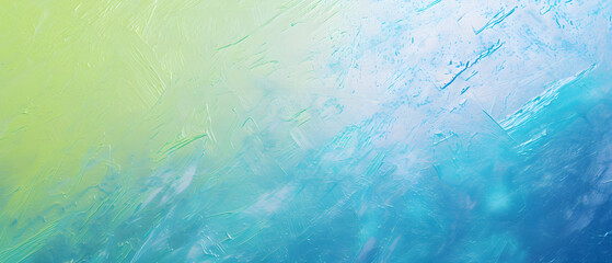 Abstract Painting Featuring Blue and Green Colors