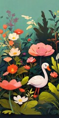 Obraz na płótnie Canvas Floral background 
