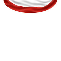 Indonesian Red white Waving Flag