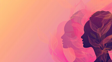 Celebrating Women History Month Background for Graphic Design