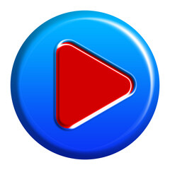 3D Play button icon, multimedia Play Button, start, Sign, logo HD Images