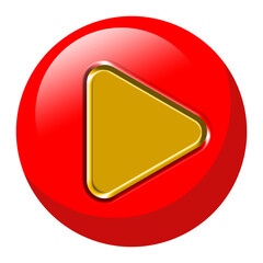 3D Play button icon, multimedia Play Button, start, Sign, logo HD Images