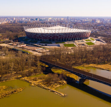 PGE Narodowy - National Stadium in Warsaw. Poland