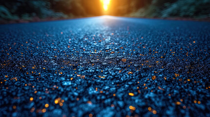 Asphalt with sand traces texture with small particles of sand, giving asphalt rudeness and naturalne
