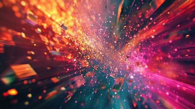 Get lost in the highenergy world of Abstract Drum and B Fusion where glitchy synths and bold percussion intertwine to create a vibrant and immersive musical experience.