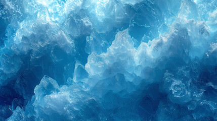 Ice with abstract engravings complex and stylized patterns created on the surface of - obrazy, fototapety, plakaty