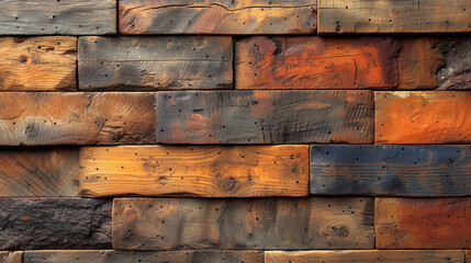 Imitation of wooden texture on ceramic tiles, creating an aesthetic combination with natu