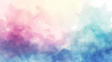 Fototapeta premium Tranquil Watercolor Hues Soft and Smooth Abstract Backdrop