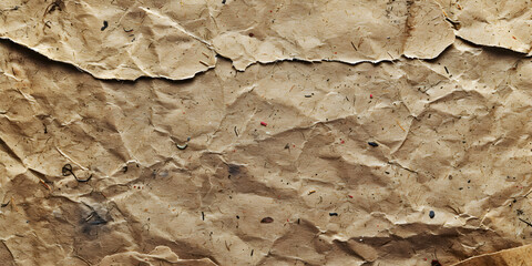 Paper texture cardboard background close-up. Grunge old paper surface texture, Generative Ai