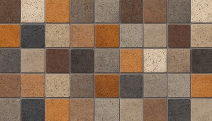 Creative Vector of Abstract Tile Squares for Wall Coverings