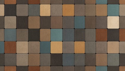 Tile Squares: An Abstract Seamless Background Artwork