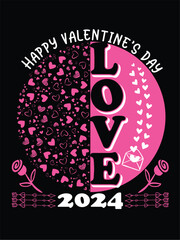 valentine's day T shirt vector 