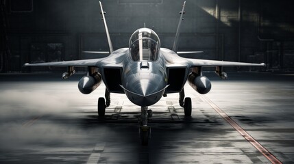 Fighter Jets United States Air Force. Neural network AI generated art - obrazy, fototapety, plakaty