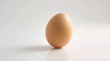 Fototapeta premium chicken egg isolated on white background : Generative AI