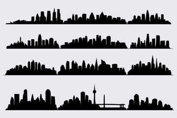 city skyline vector