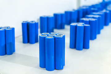 lithium battery Battery pack isolated on white