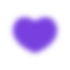 Deep Purple Heart Blur Aurora Deep Purple Heart Aura Deep Purple Heart Deep Purple Heart Blurred Png Transparency Background