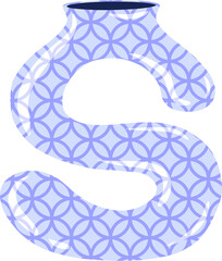 Ceramic Vase Letter Alphabet 