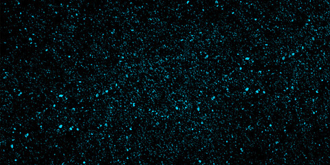 Blue bokeh abstract background. Modern realistic seamless glitters background. Colourful glowing Christmas garland with blur background and bokeh.	
