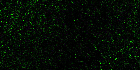 Green bokeh abstract background. Modern realistic seamless glitters background. Colourful glowing Christmas garland with blur background and bokeh.	