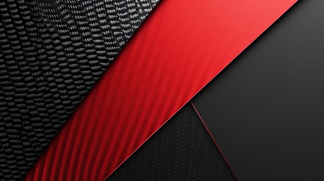 Abstract modern textured red black carbon fiber	