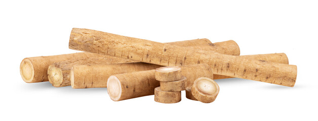burdock roots or kobo isolated on transparent png