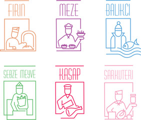 Grafik İllustration vektor line