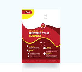 Corporate flyer business banner cover poster design Template