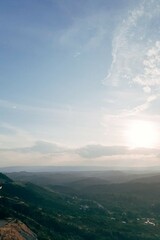 Through the mountains