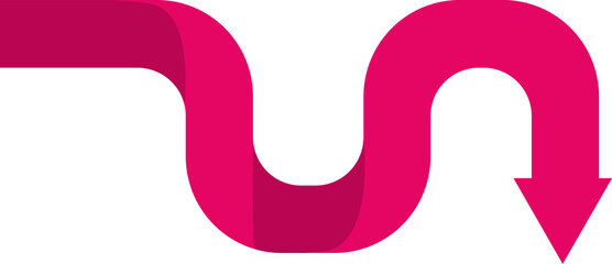  8colorful arrows in flat