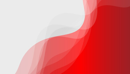Abstract beautiful red and gray wavy background