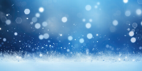 Christmas abstract Blue background
