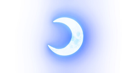 Moon PNG, Half moon PNG transparent images, glowing moon PNG, Blue glowing moon wallpaper, white moon PNG, moon transparent © Tilak