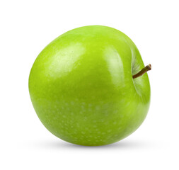 green apple isolated on transparent png