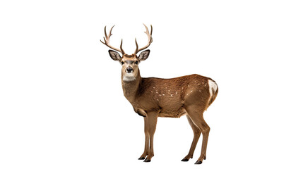 Deer isolated on a transparent background