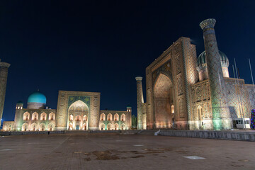 Fototapeta premium Registan square, Samarkand, Uzbekistan