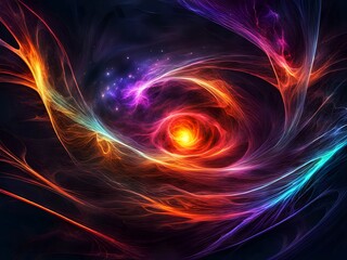 abstract fractal background,colorful wallpaper
