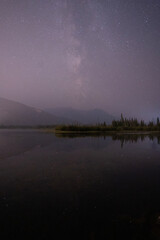 Milky way over Banff NP