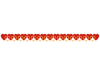 Valentines Day Heart Background Illustration
