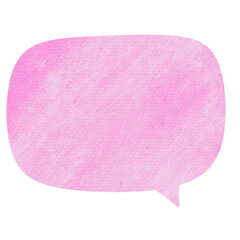 The pink chat bubble png image