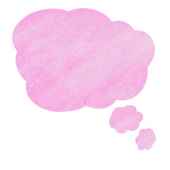 The pink chat bubble png image