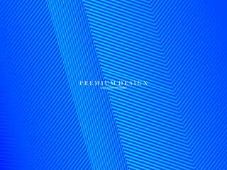 Blue abstract background with modern corporate concept. Garadien line pattern. Vector horizontal template for digital luxury business banner, contemporary formal invitation, certificate, etc.